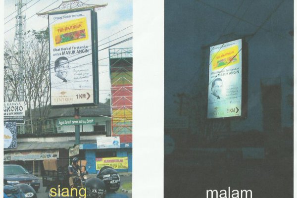Billboard Tolak Angin Sido Muncul